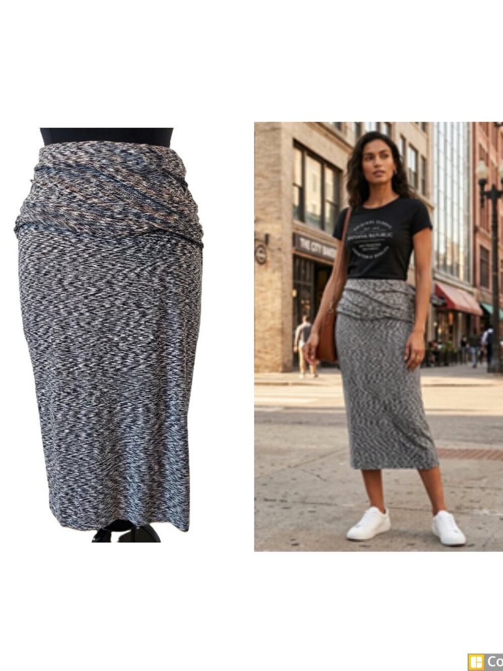 INC International Concepts space-dye pencil skirt. SZ XL. 95% Rayon 5% Spandex